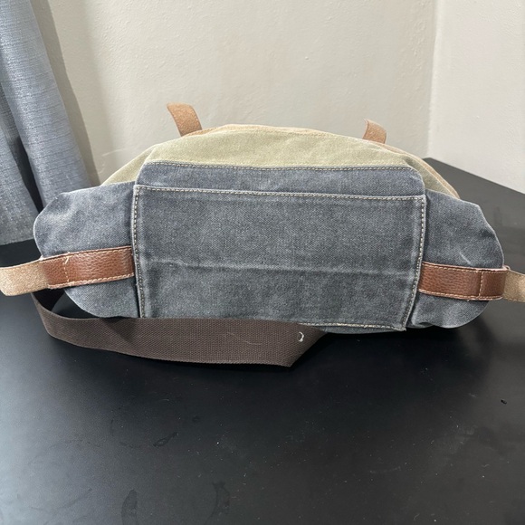 Manjianghong Multicolor Canvas Hobo Tote Bag - Picture 5 of 8